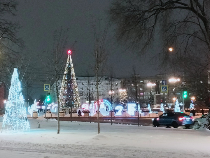 Новогоднее украшение города 
